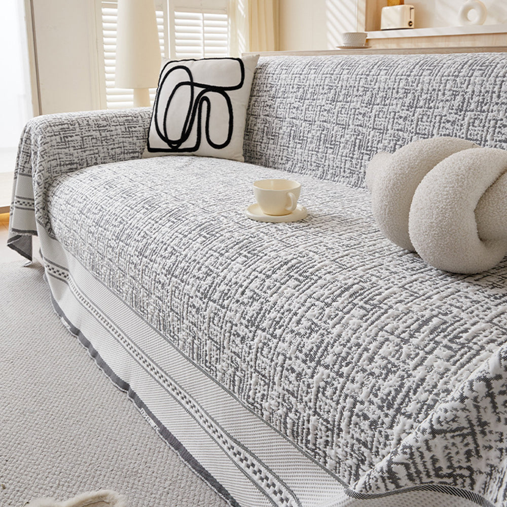 Housse de canapé universelle en soie glacée Four Seasons