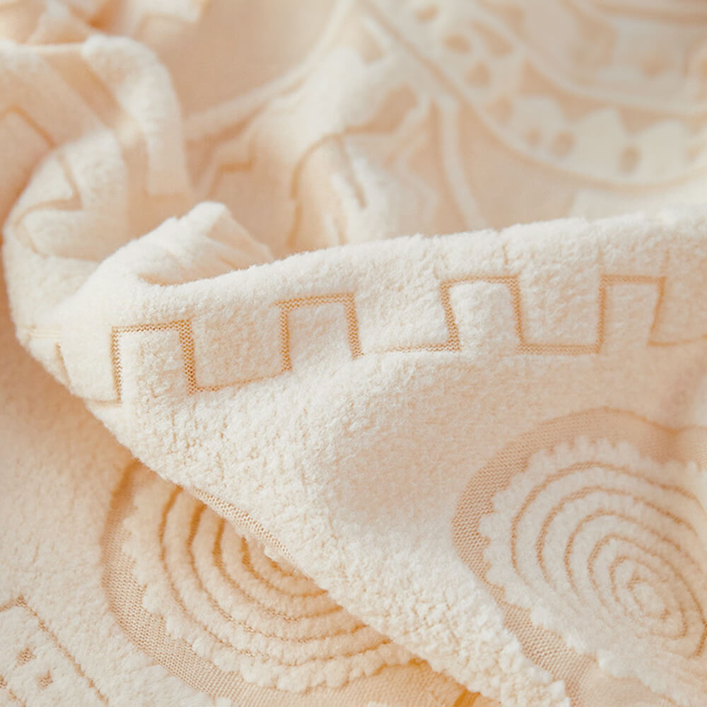 Cubierta de sofá anti-slip de cobertura completa de Jacquard Bohemian con funda de almohada