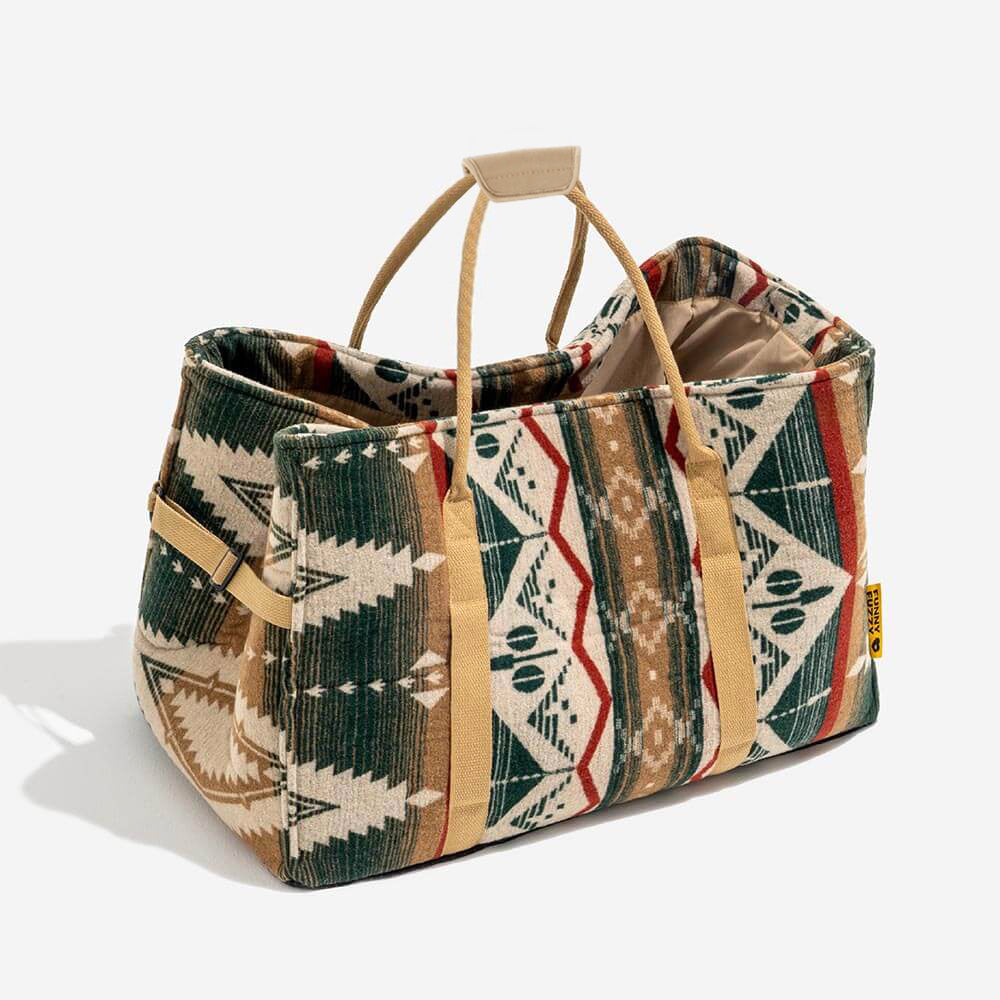 Grande vettore di gatti indie boho indie reversibile - wondernap