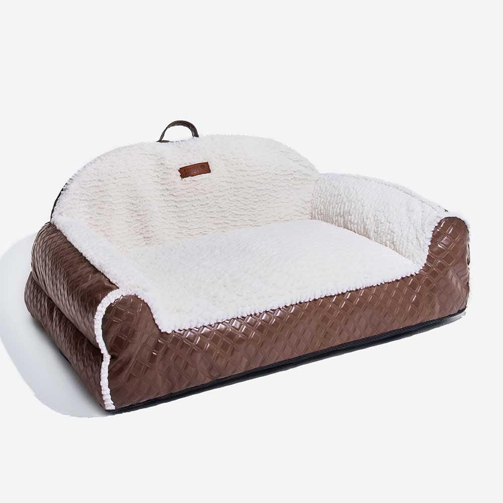 Cama de perros de almohada acogedora de acogedor