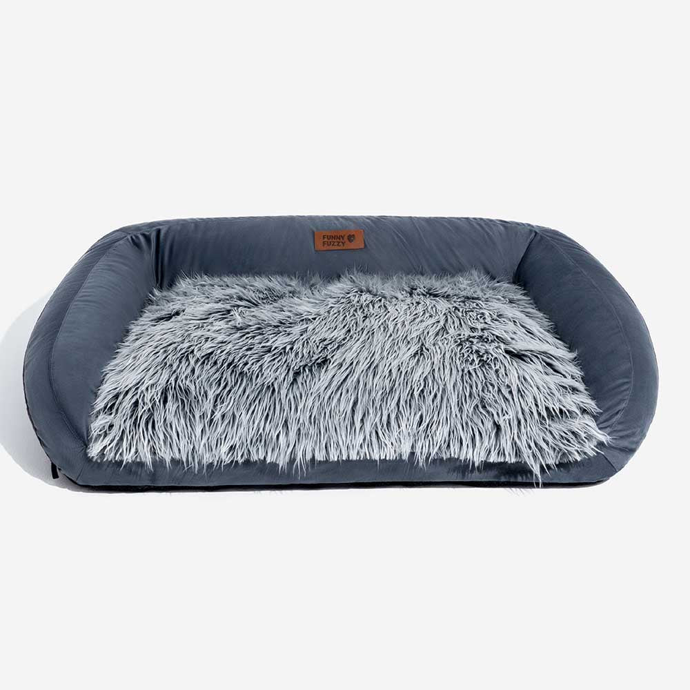 Gran lavable y esponjoso acogedor bolster sofá sofá cama vaquero