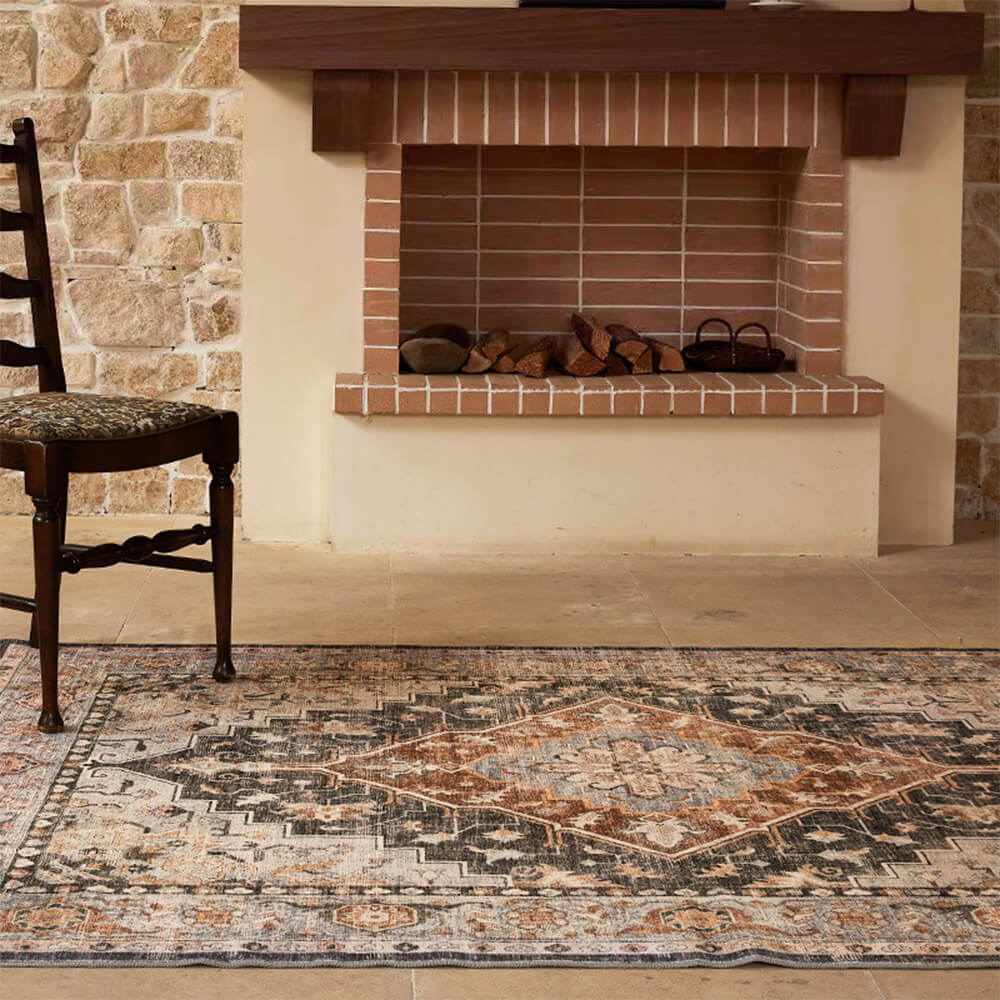 Nordic Etnic Persian Style Living Soggetto letto