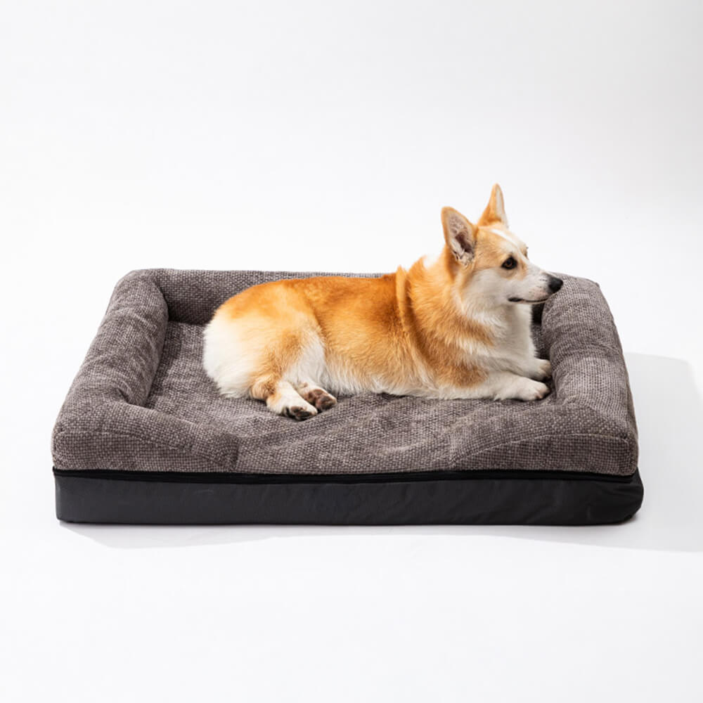 Camino acogedor y acogedor duradero ortopédico lavable y cama para perros y gatos