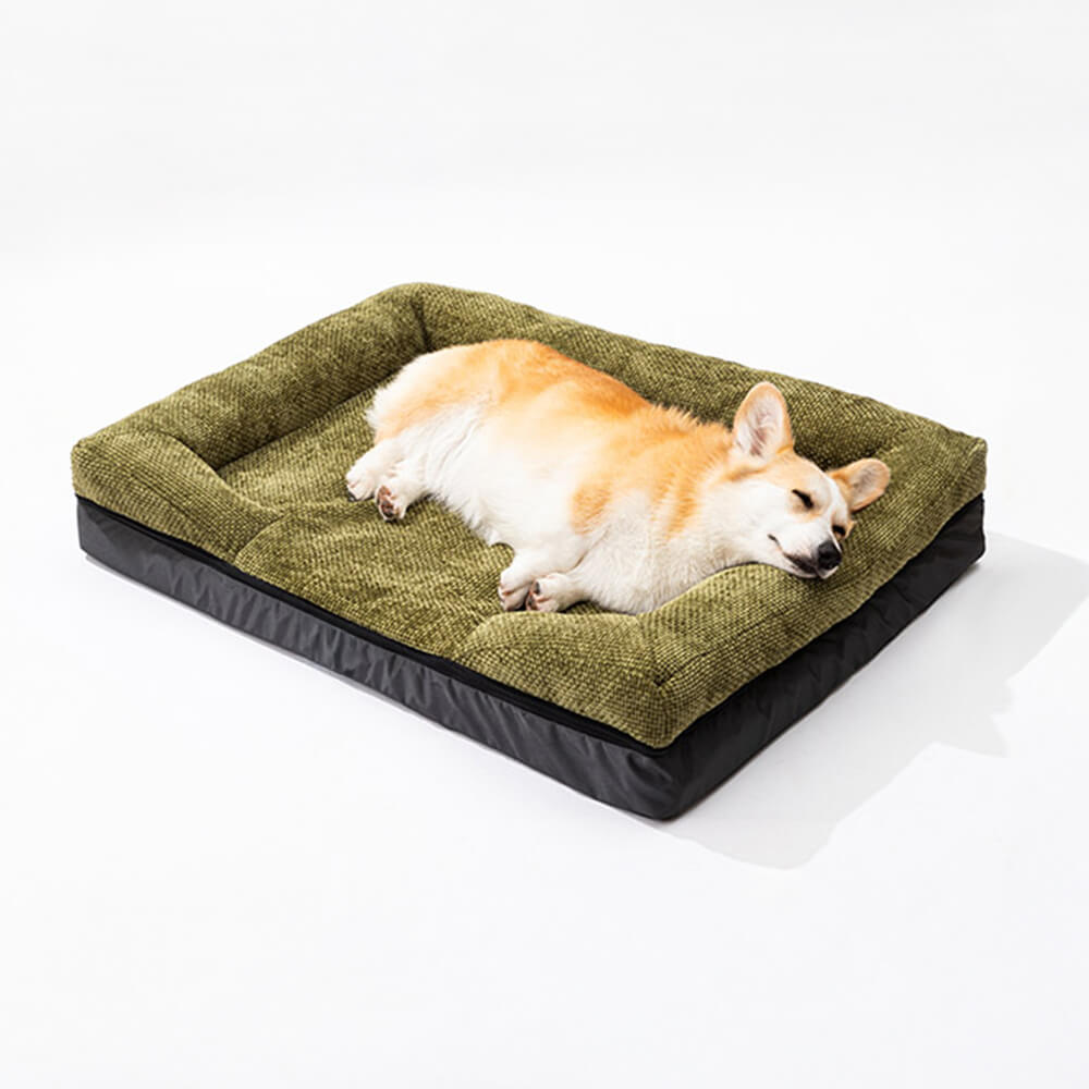 Camino acogedor y acogedor duradero ortopédico lavable y cama para perros y gatos