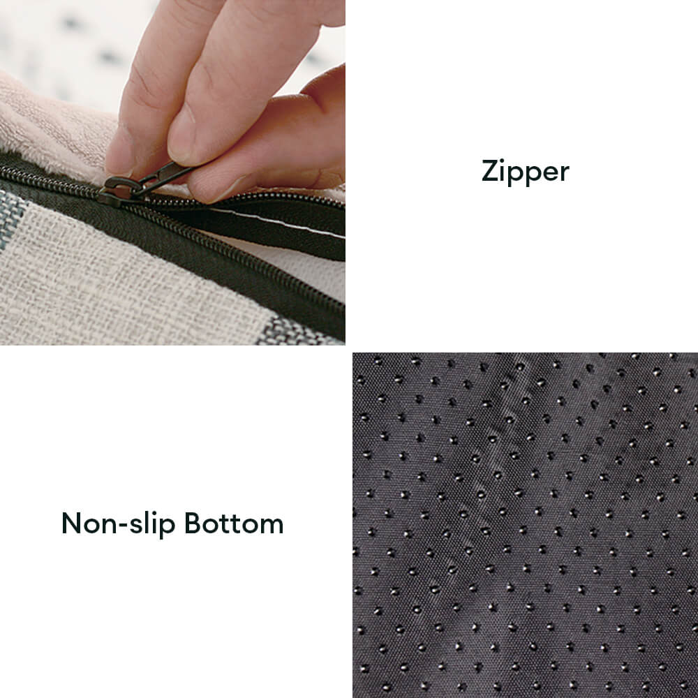 Ploid Vintage caldo rimovibile rimovibile di divano per cane e gatto cuscino abbinato coperta