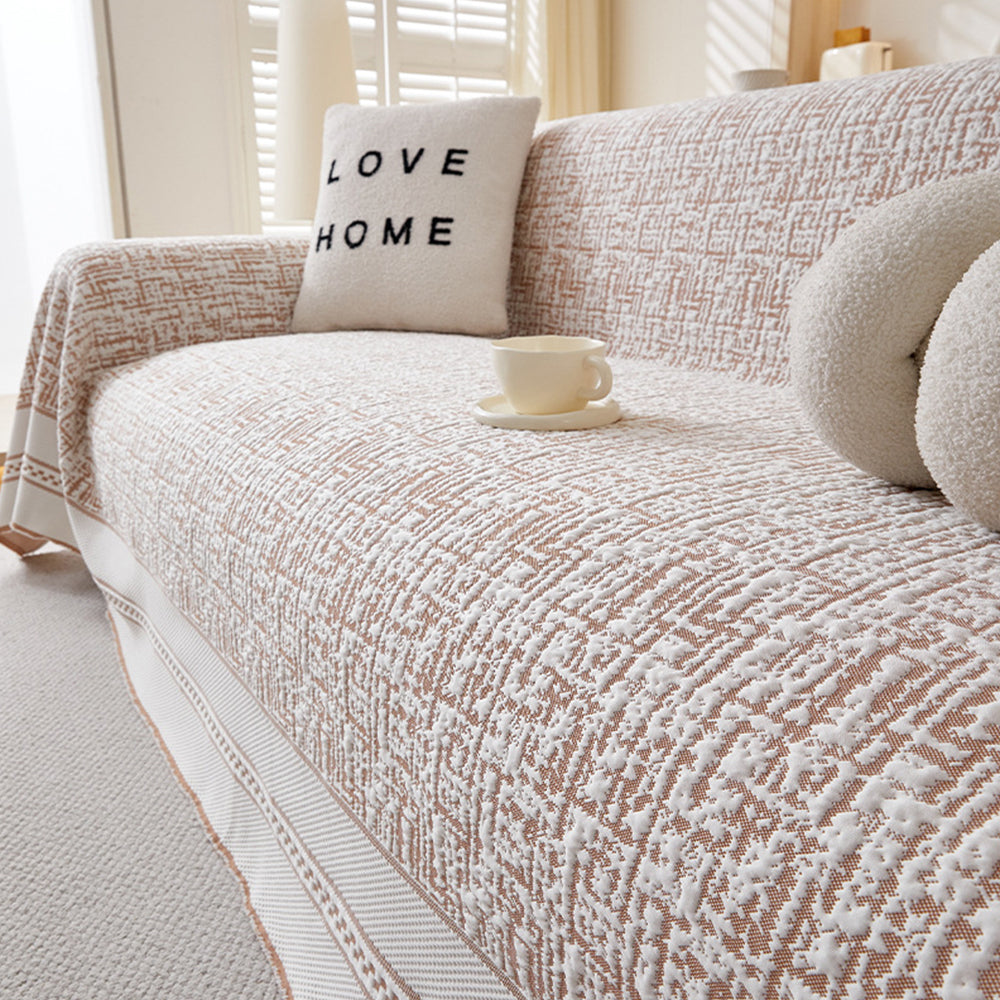 Housse de canapé universelle en soie glacée Four Seasons