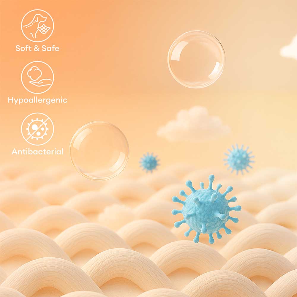 Todas las estaciones Bed de almohada para gatos y perros lavables en espesas