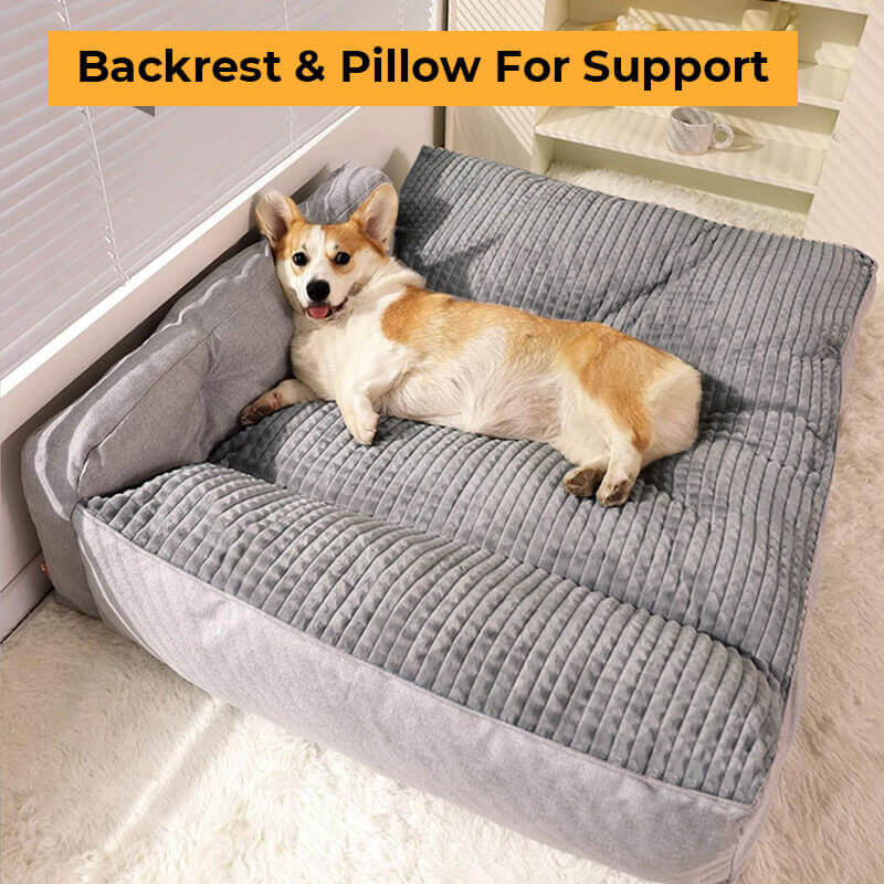 Todas las estaciones Bed de almohada para gatos y perros lavables en espesas