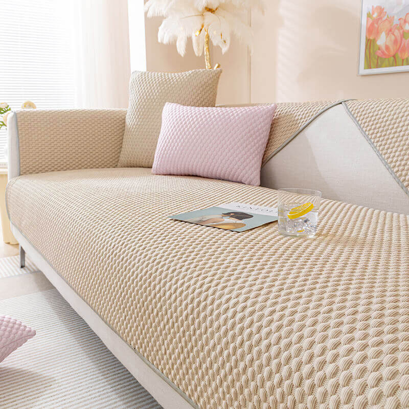 Coperchio di divano sezionale per protezione per mobili impermeabili di raffreddamento multifunzionale