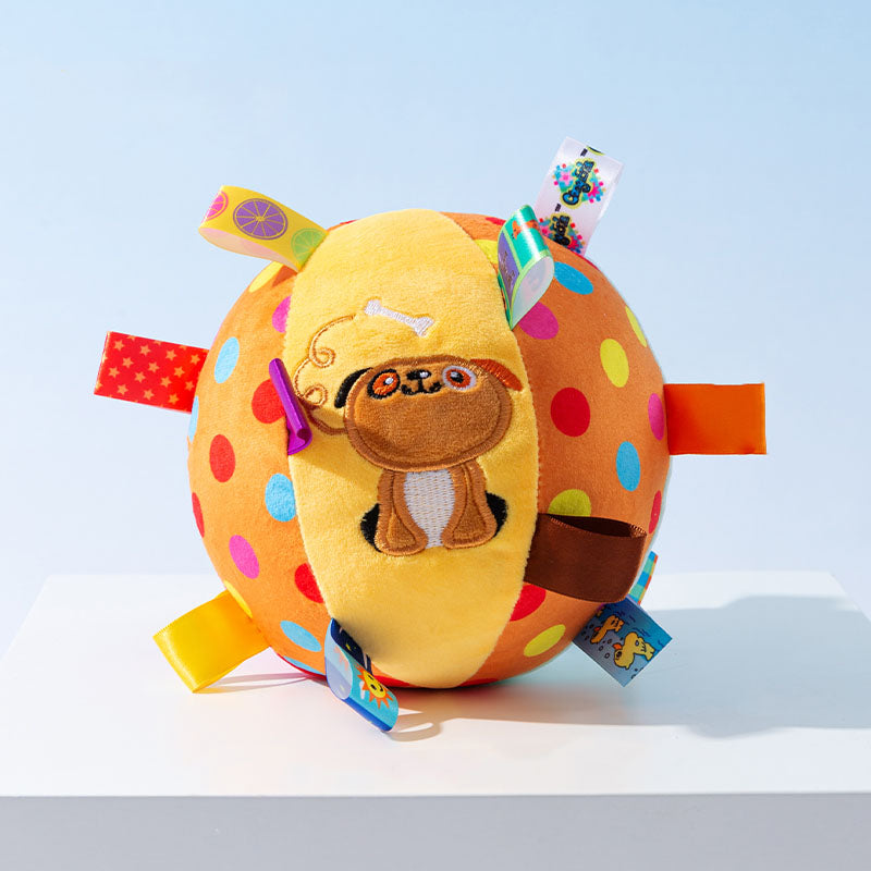 Lindos juguetes para perros interactivos de bola bordada bordada