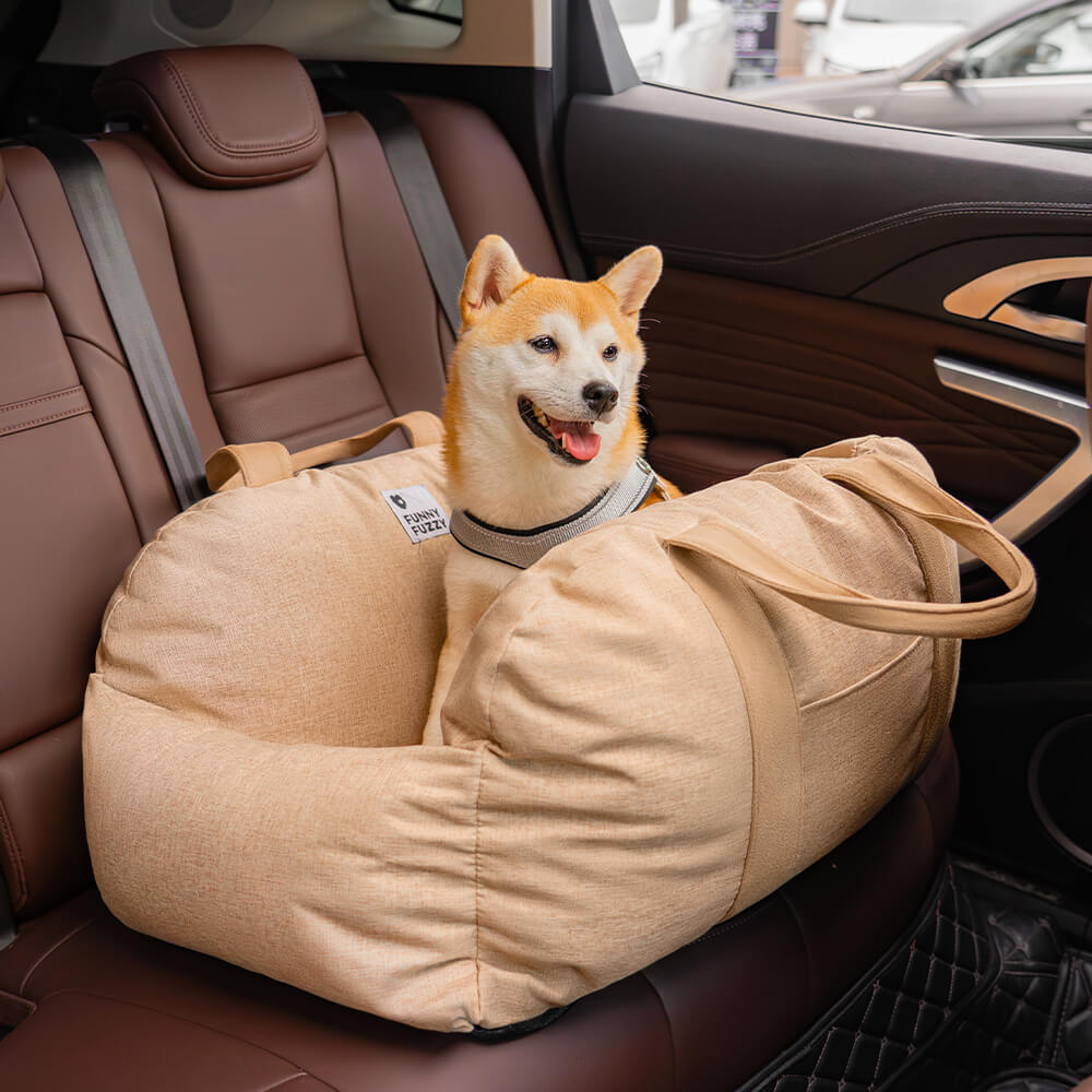 Dog Car Seat Bed - First Class - FUNNYFUZZY