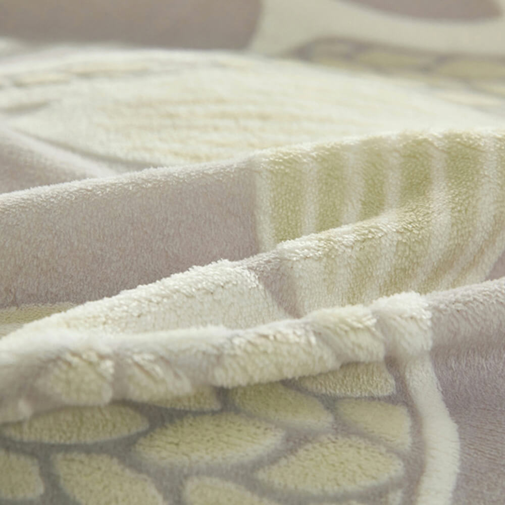 Elegante foglio del letto di velluto per latte mobile botanico