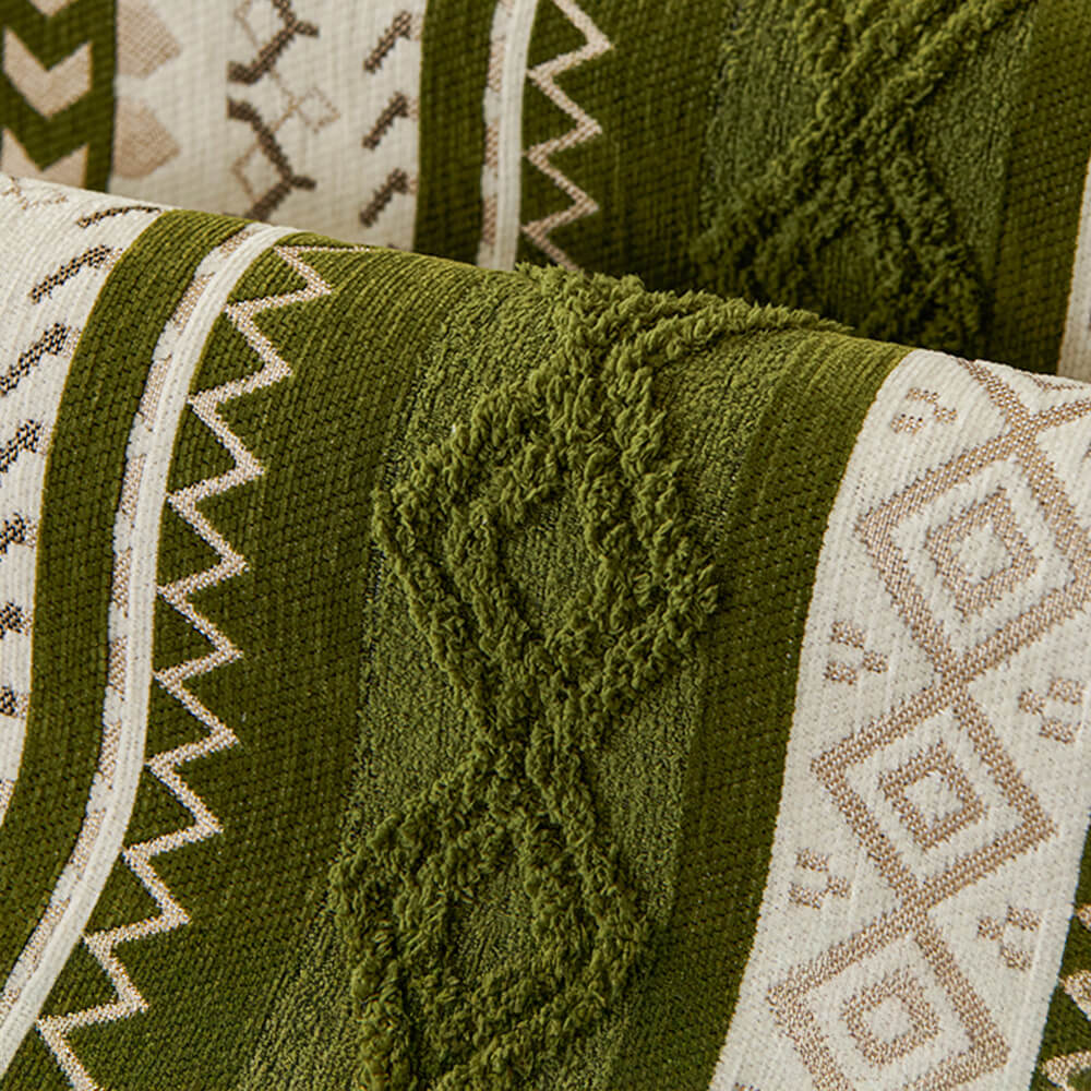 Cover di divano anticomico morbido in pelle scamosciata in pelle scamosciata.