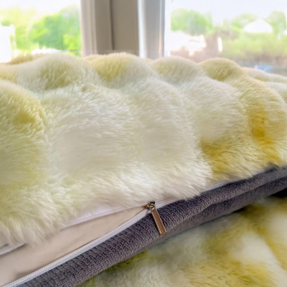 Cuscino comodo per la testa di pentola di coniglio in finto coniglio.