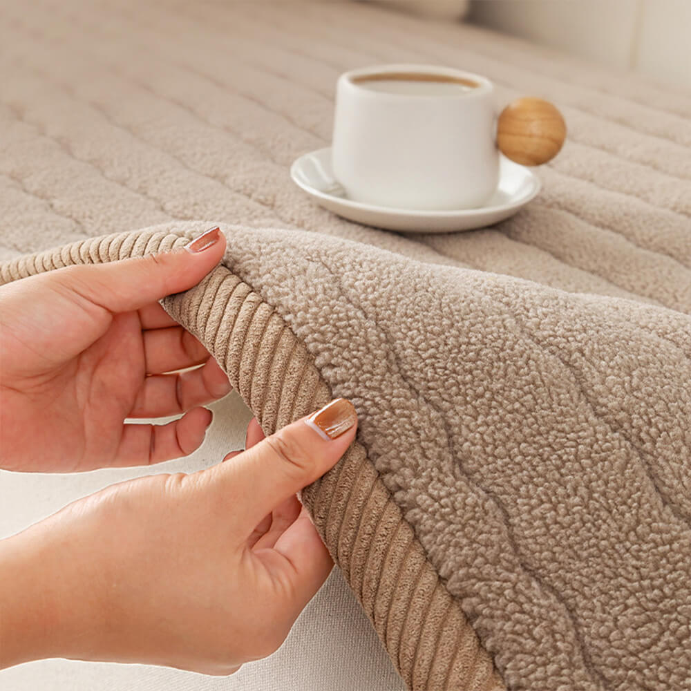 Copertura cremosa morbida a agnello traspirante