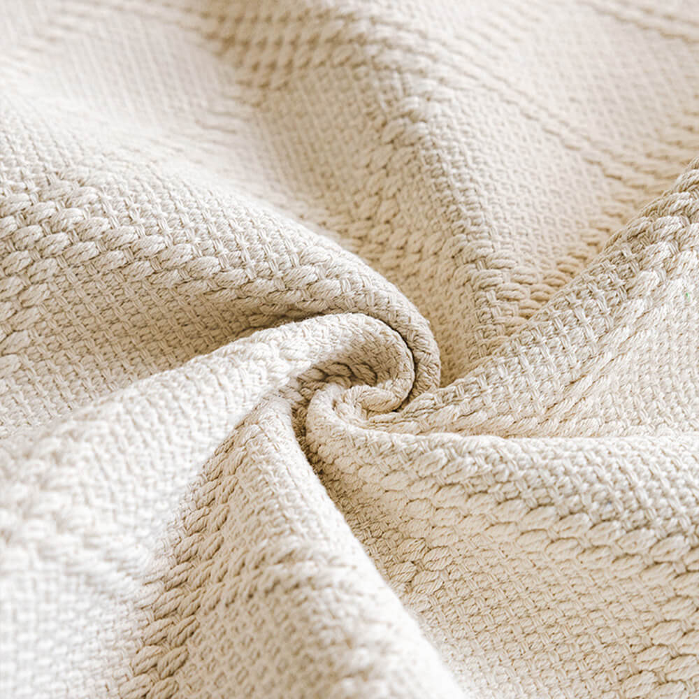 Coperchio di divano di cotone a doppia faccia a doppia faccia a doppio fattore di diamante.