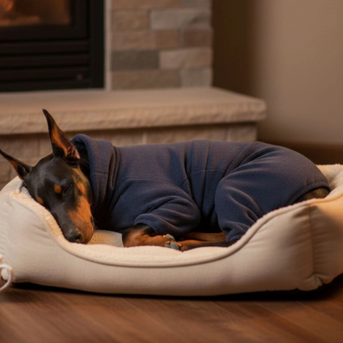 Fleece Dog Suit – Cozy and Full-Body Warmth for Cold Weather