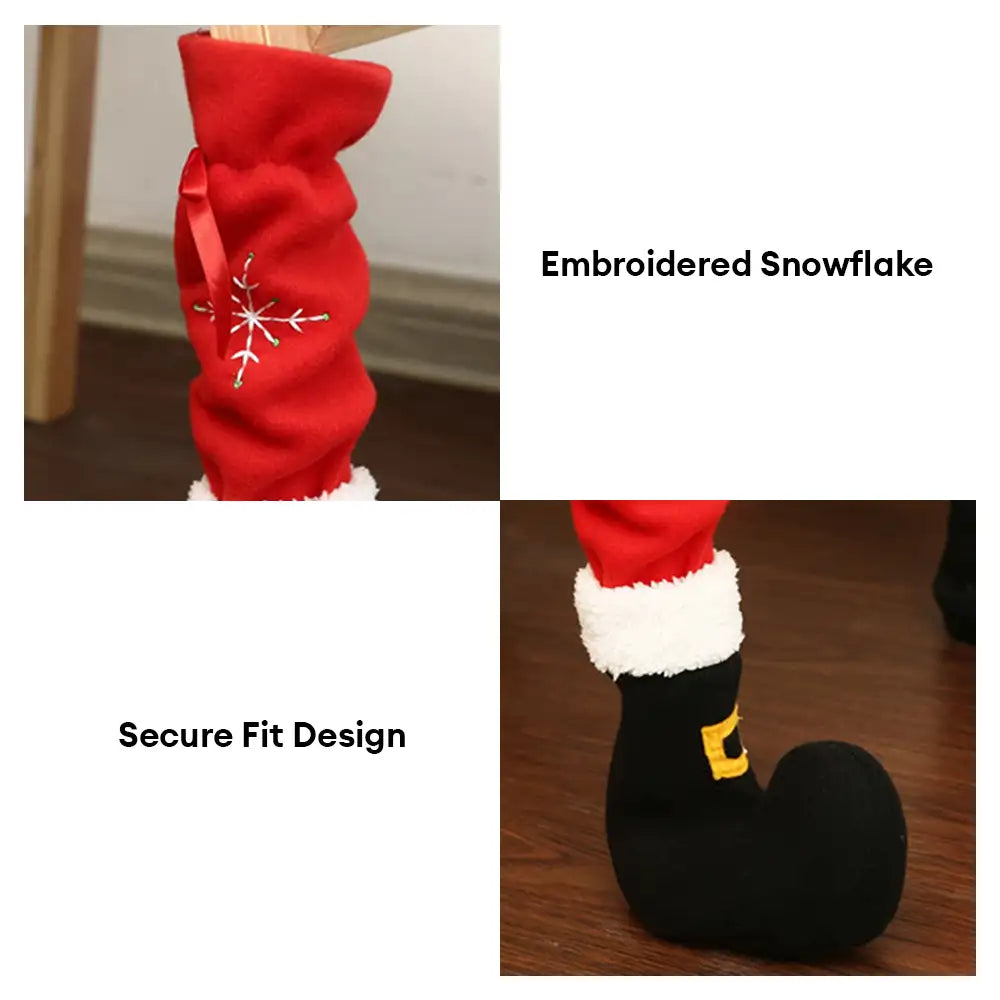 Christmas Decoration Chair Leg Covers