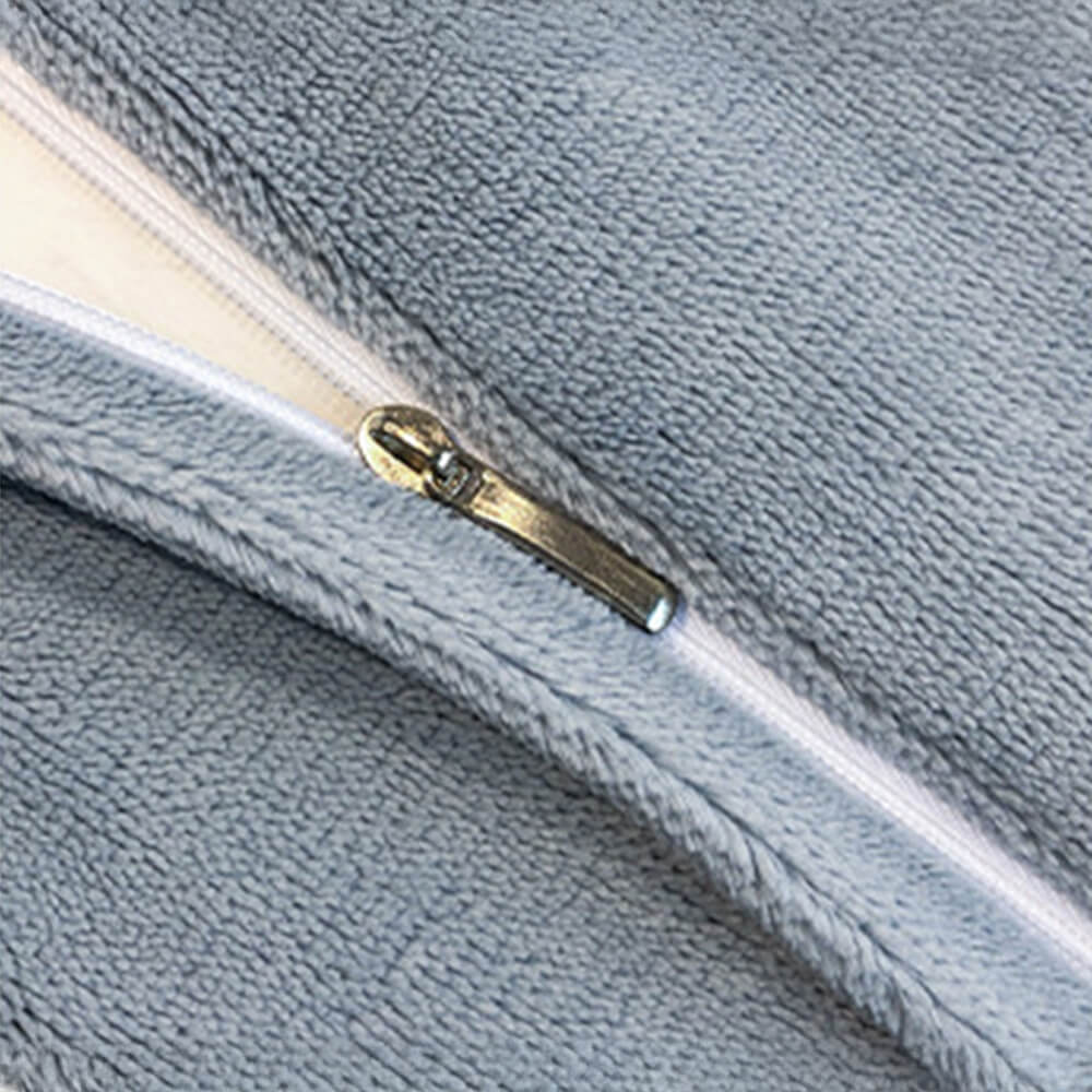 Ensemble de draps confortable double face en fausse fourrure de lapin élégant en velours de lait