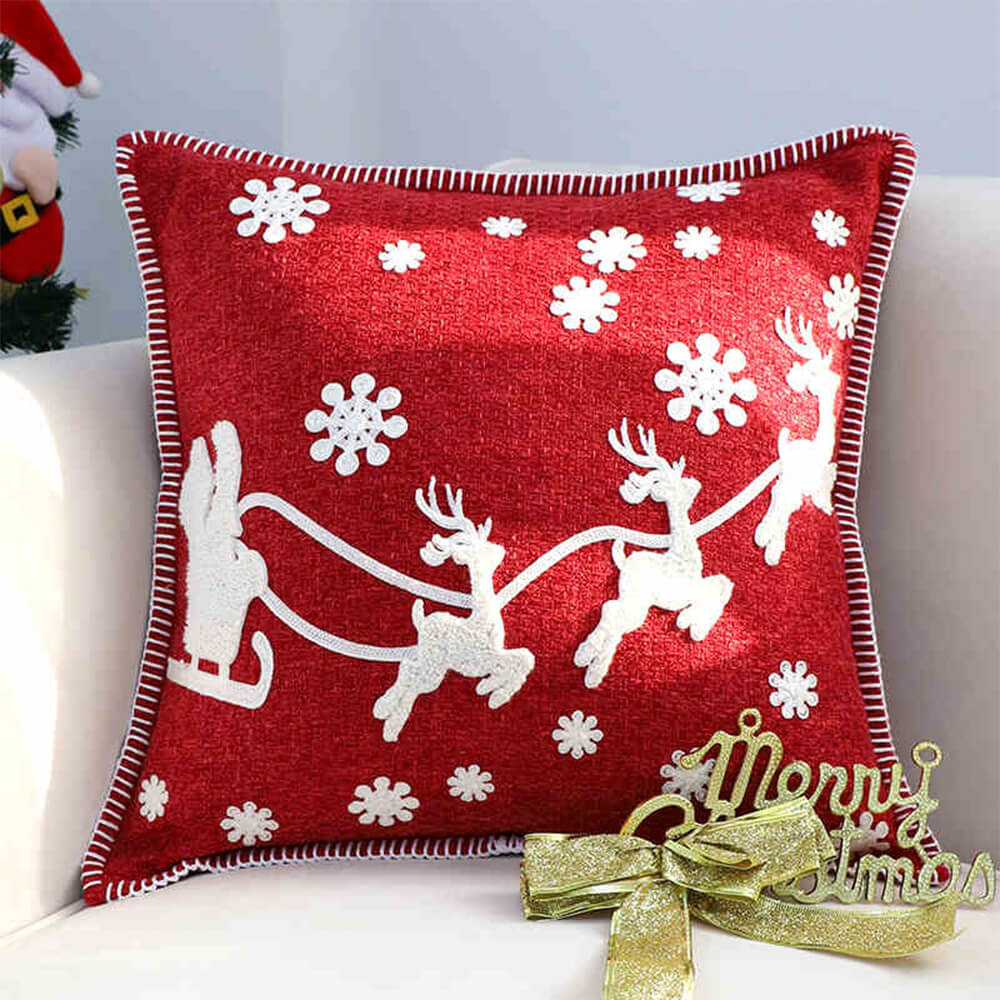 Feliz Navidad Vacaciones Decorativas Decorativas Lumbar Home Sofá Sofá