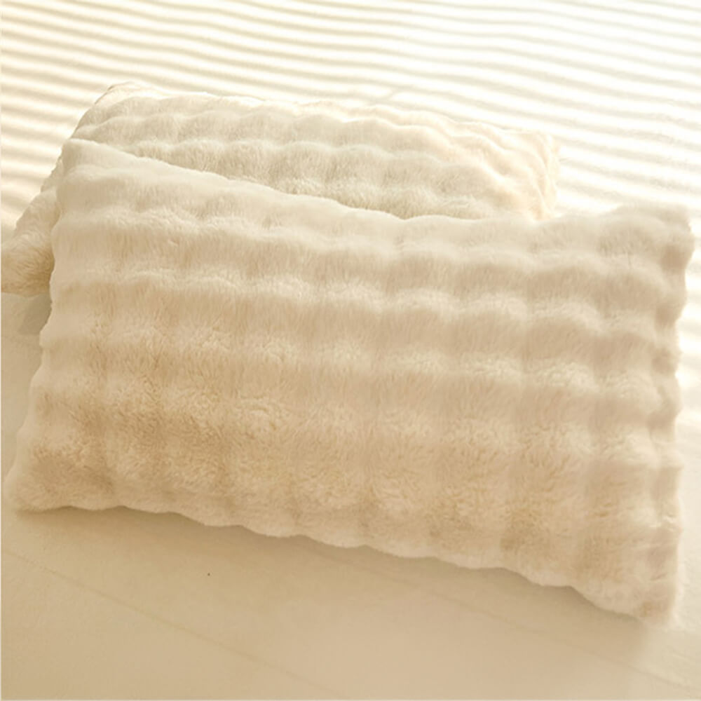 Foglio di pelliccia di coniglio finto addensato comfort