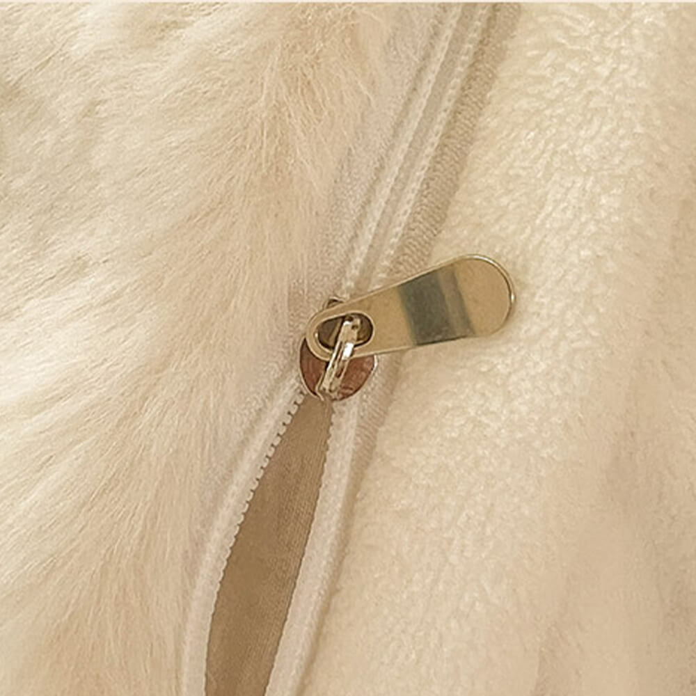 Foglio di pelliccia di coniglio finto addensato comfort