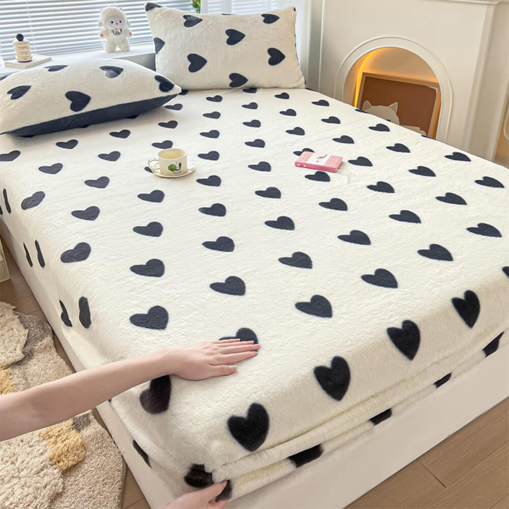 Coperchio materasso con telaio ad stretchine cremoso senza statico