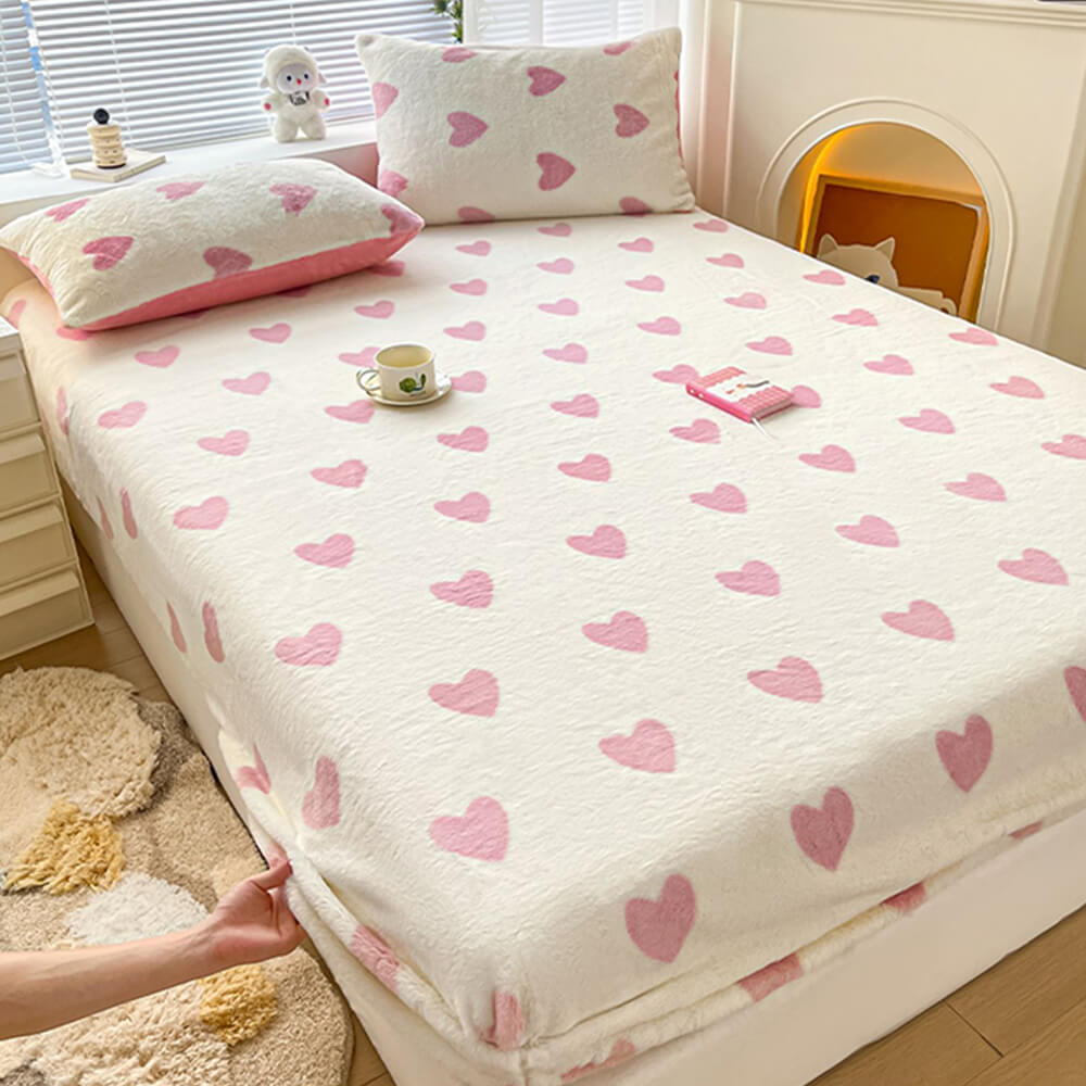 Coperchio materasso con telaio ad stretchine cremoso senza statico