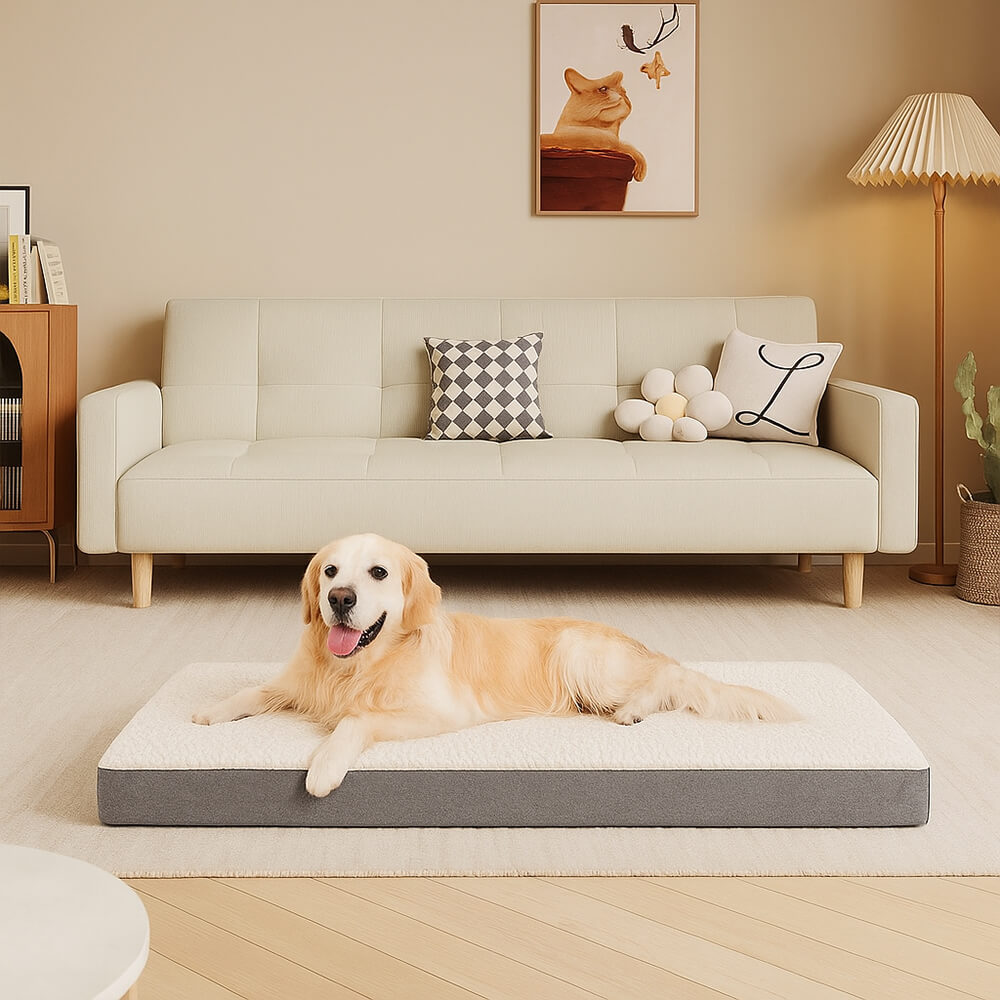 Waterproof Orthopedic Removable Memory Foam Large Dog Bed