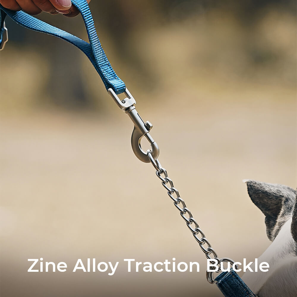 Collier et laisse pour chien anti-traction réfléchissants multifonctionnels