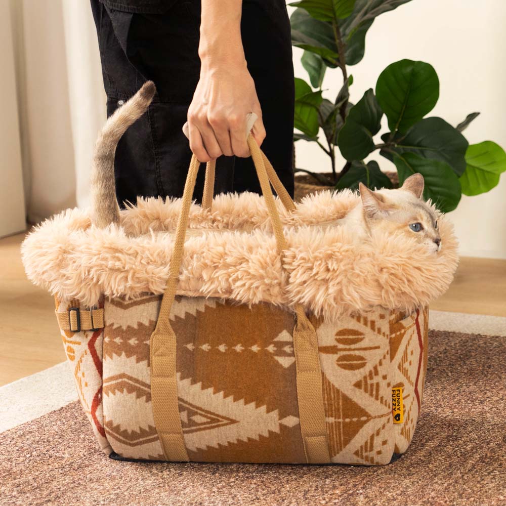 Grande vettore di gatti indie boho indie reversibile - wondernap