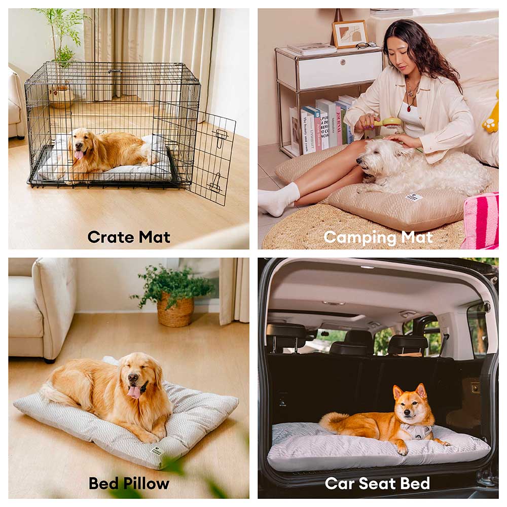 Dual-Sided Cozy Plush Washable Calming Cat Mat