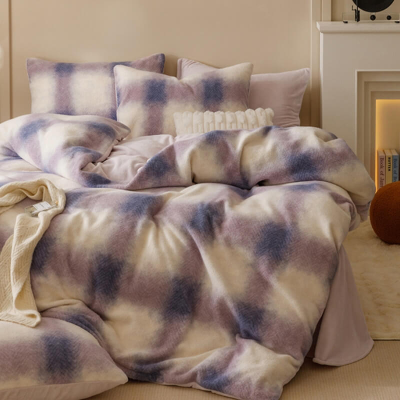 Luxuriöses, ultraweiches, elegantes Komfort-Bettlaken-Set aus Kaschmirimitat