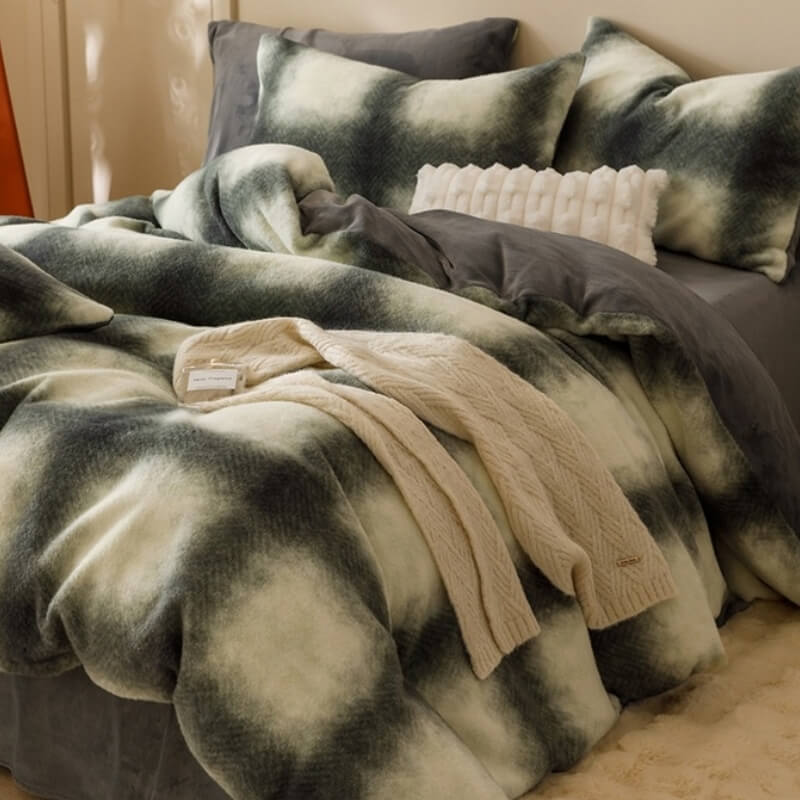 Luxuriöses, ultraweiches, elegantes Komfort-Bettlaken-Set aus Kaschmirimitat