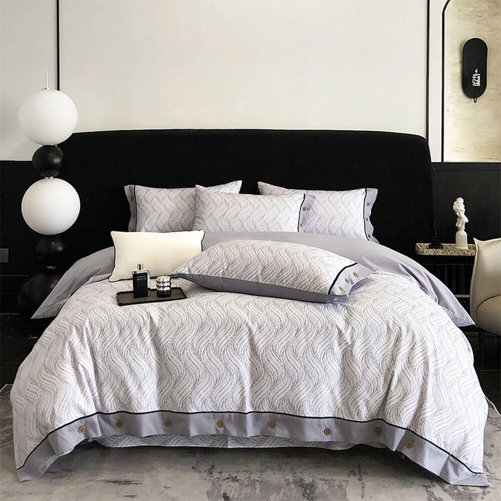 Set di pulsanti di cotone geometrici colorati geometrici