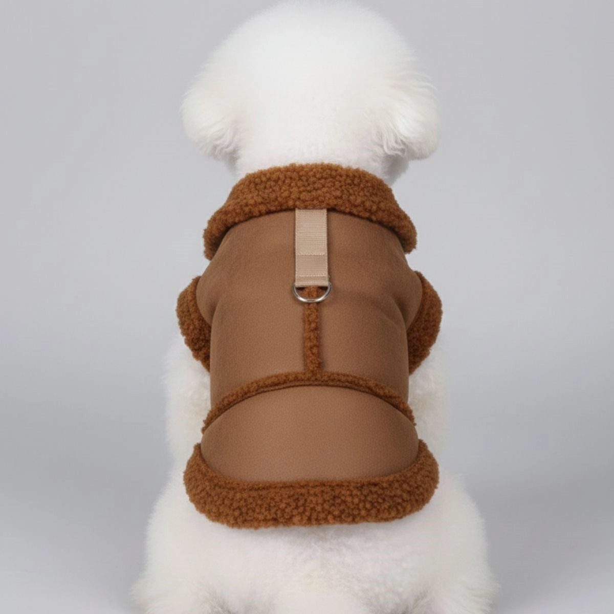 Giacca per cani shearling - capispalla invernale calda ed elegante