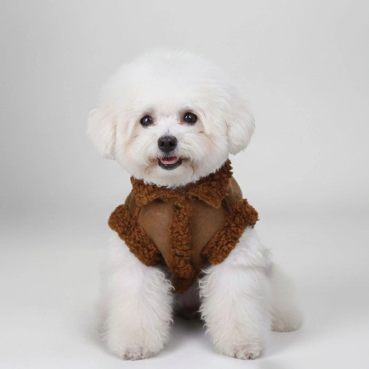 Giacca per cani shearling - capispalla invernale calda ed elegante