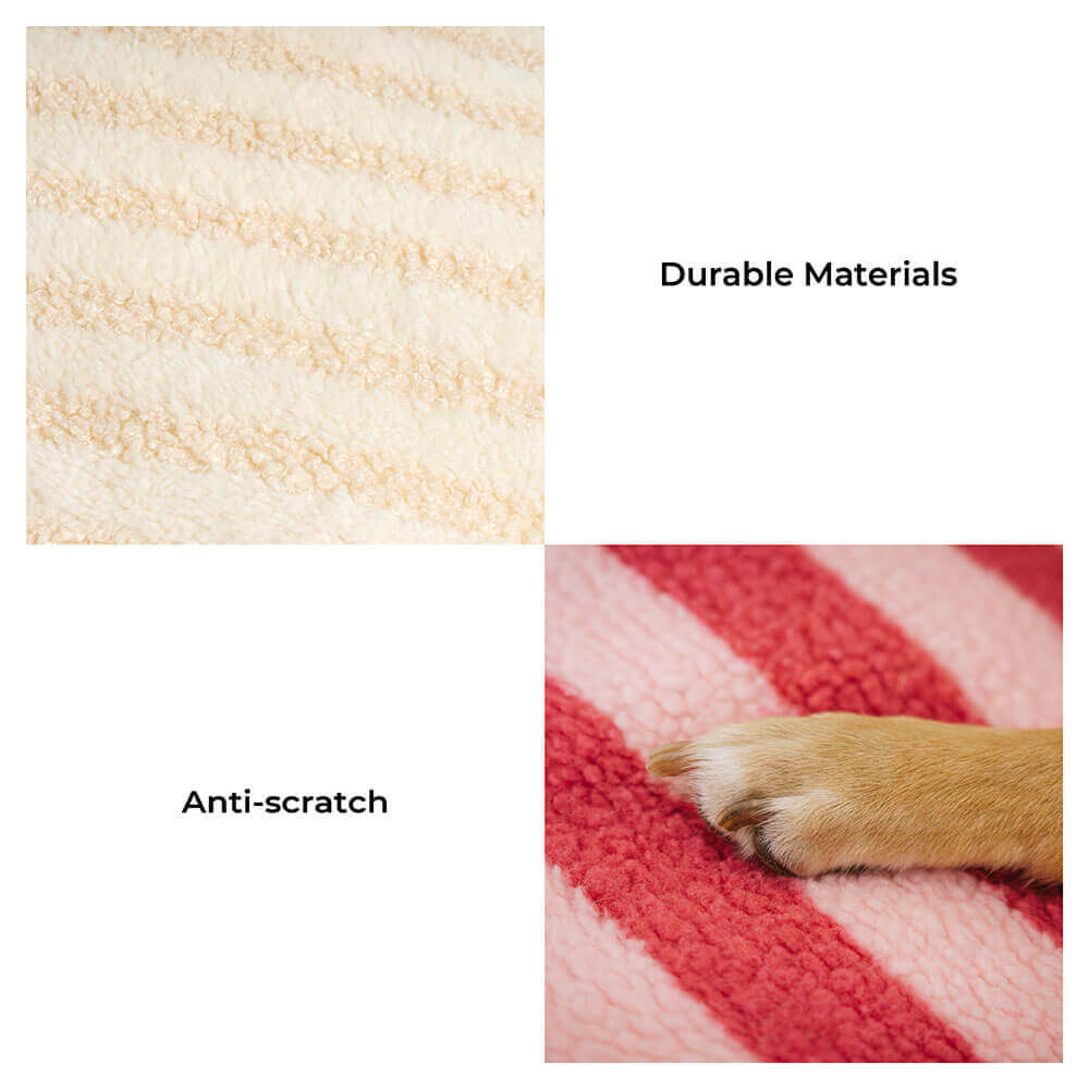 Modello a strisce alla moda Polygonal Cogoning Bean Bag Dog