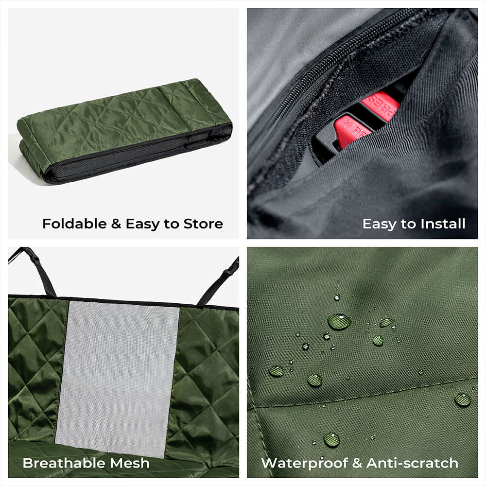 Viaggiare per sedile posteriore per auto pieghevole portatile e impermeabile