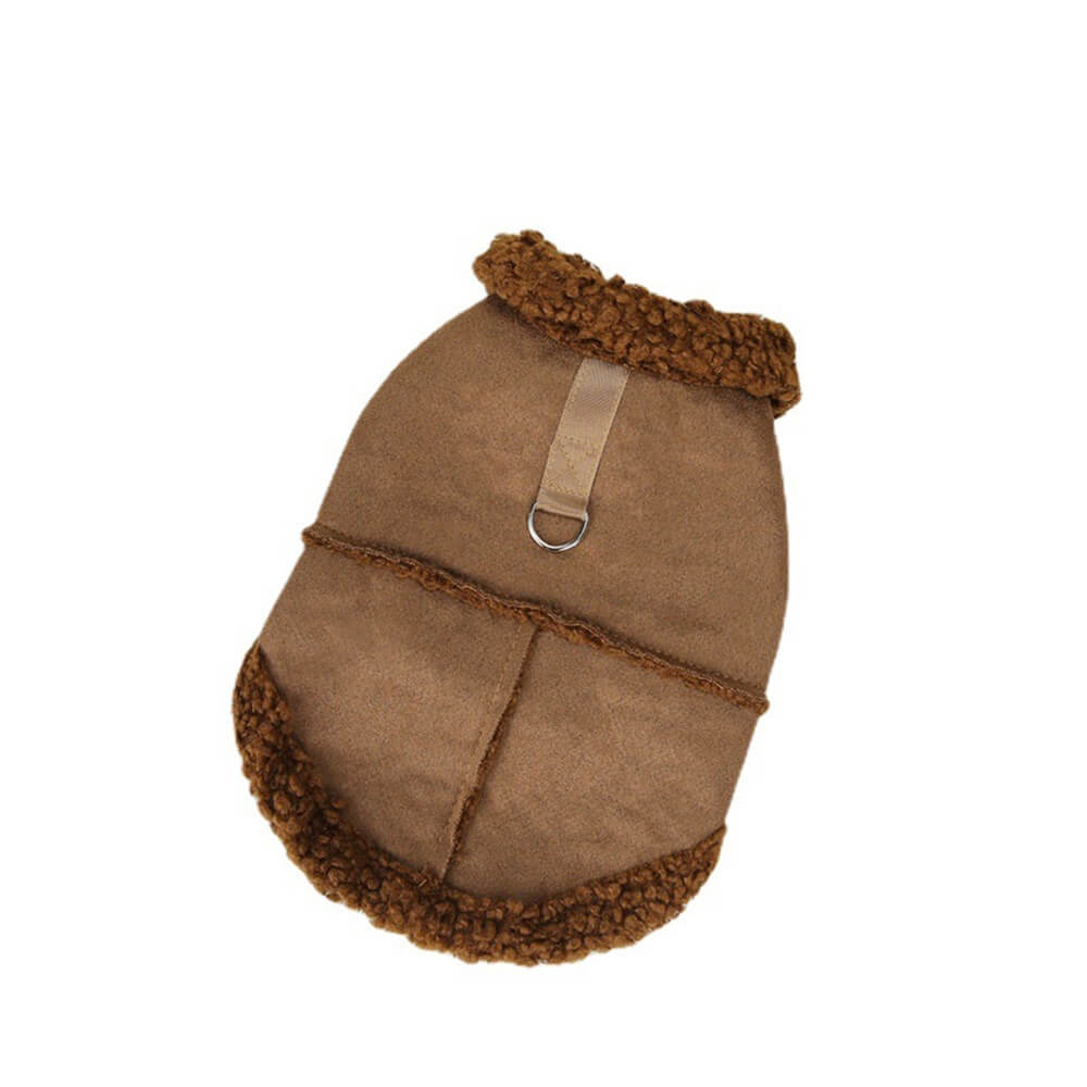 Giacca per cani shearling - capispalla invernale calda ed elegante