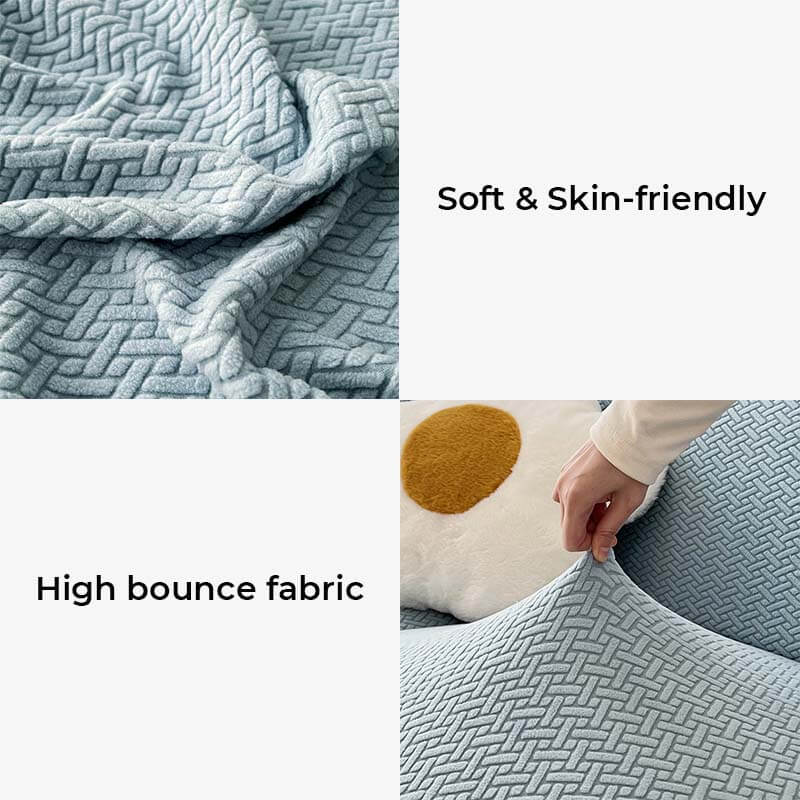 Cover di divano di divano in pile colorato di divano di divano