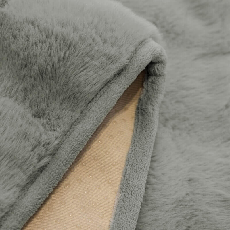 Acogedor peluche sólido <tc>Color</tc> Funda de sofá antideslizante