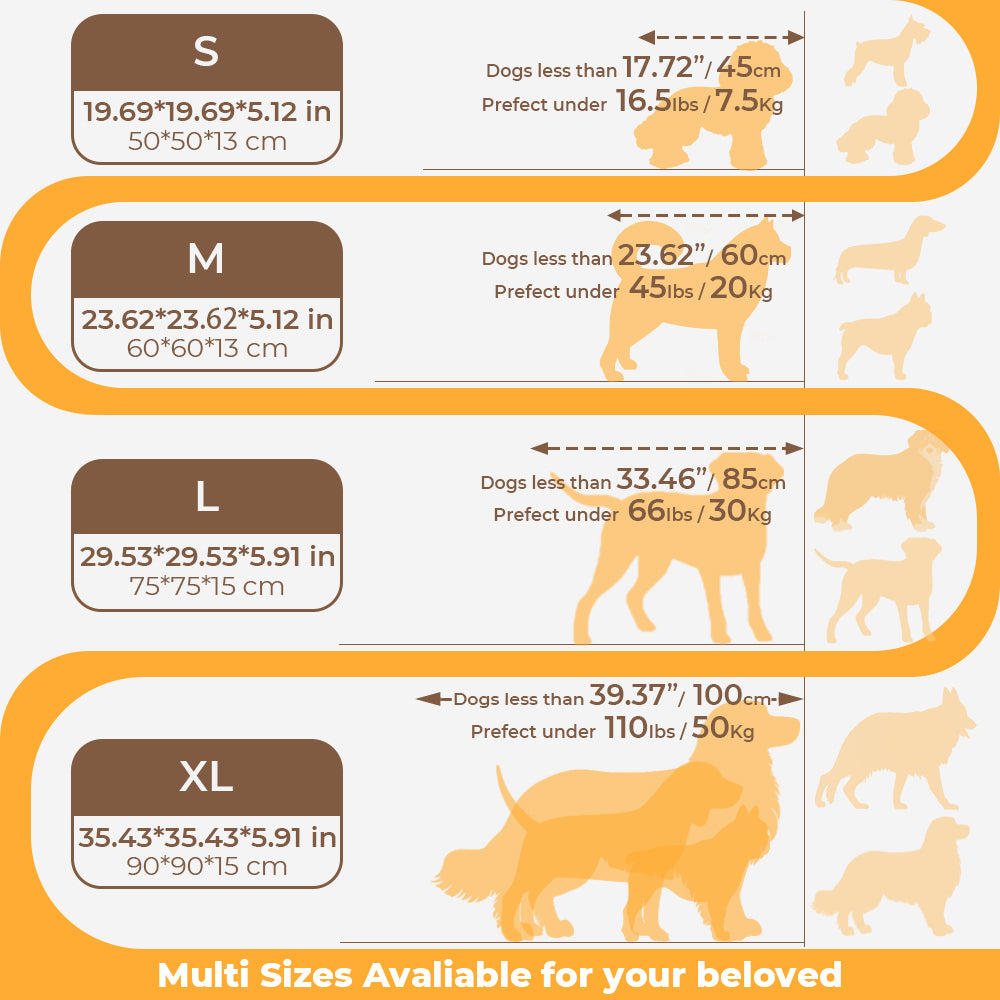 Donut calmanti calmanti nuvolosi letti di cane rotondi