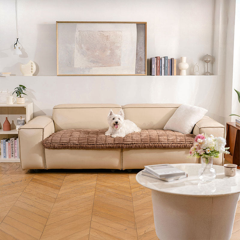 Lazy Soft Flannel Breathable Pet Mat Non-slip Couch Covers