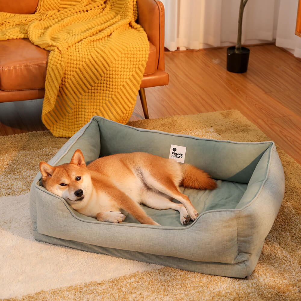 Dog Bed - Square Bread - FUNNYFUZZY