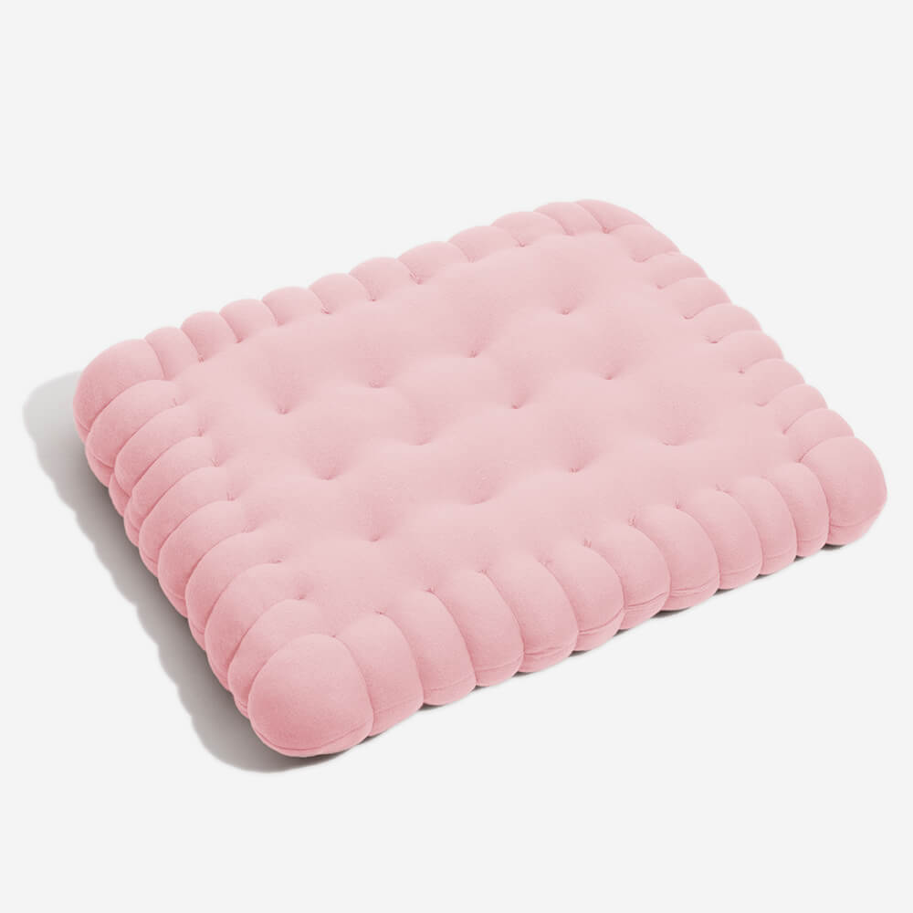 Biscuit Quilted Dog Bed - FUNNYFUZZY