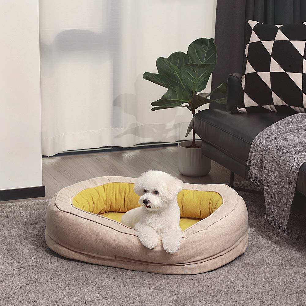 Donut Fluffy Orthopedic Dog Bed - FUNNYFUZZY
