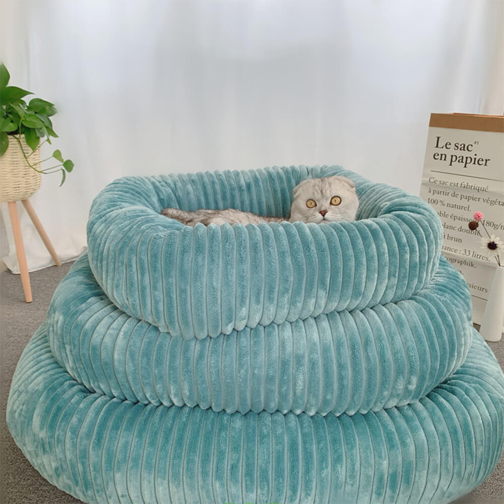 Luxuriöses, flauschig warmes und langlebiges All-in-One-Schlafsofa für Hunde und Katzen