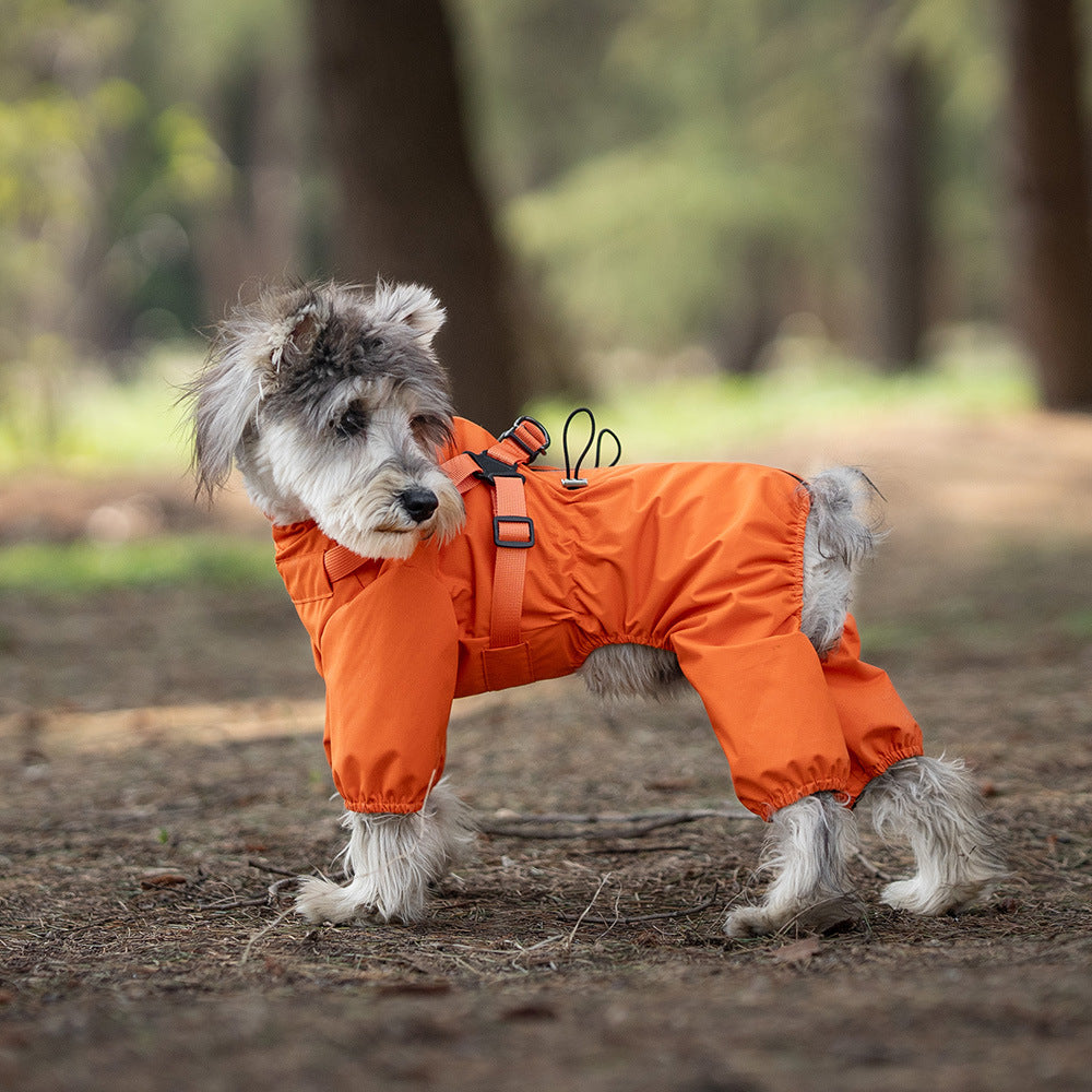 Wasserdichte, atmungsaktive, leichte Regenjacke, Outdoor-Hunde-Regenmantel