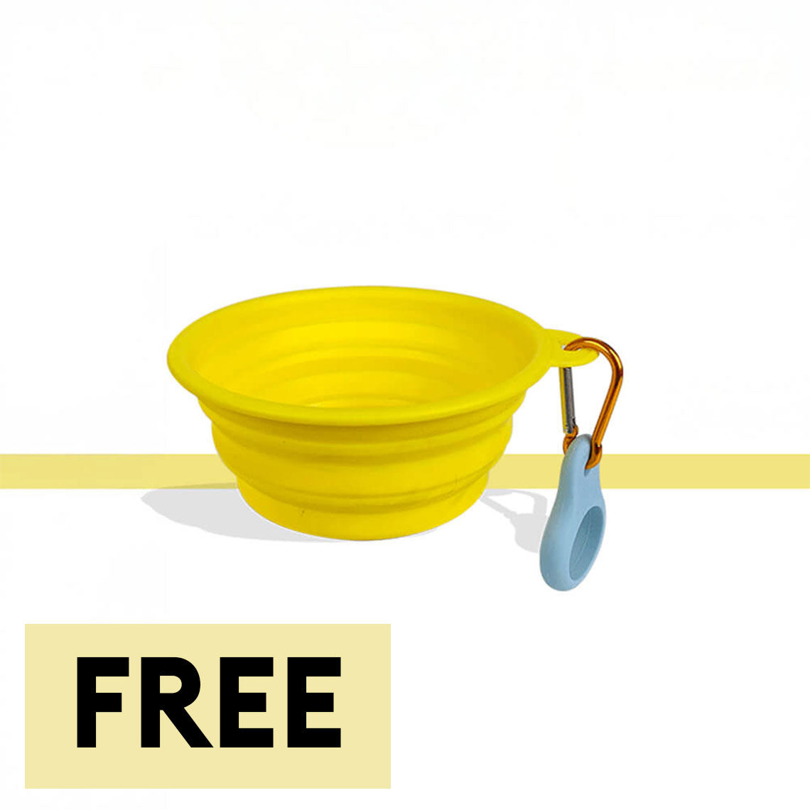 Portable Foldable Expandable Silicone Dog Food & Water Bowls